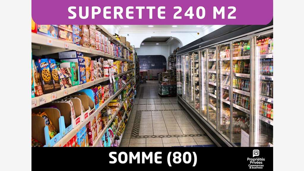 Vente supérette de 240m² en coeur de ville Amiens