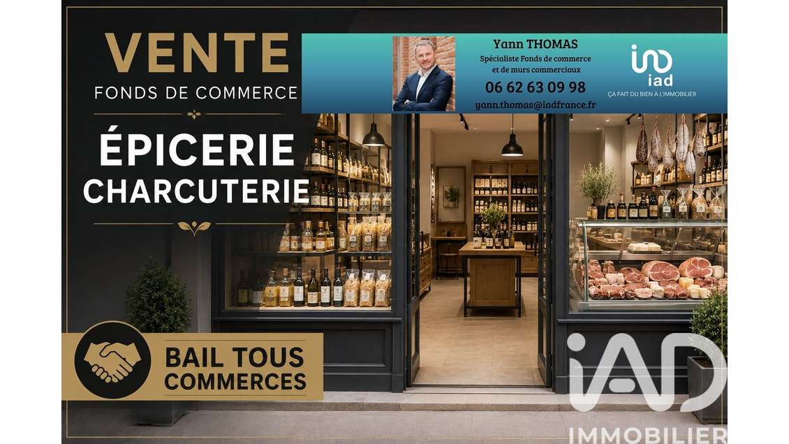 Vente épicerie charcuterie à Castelginest