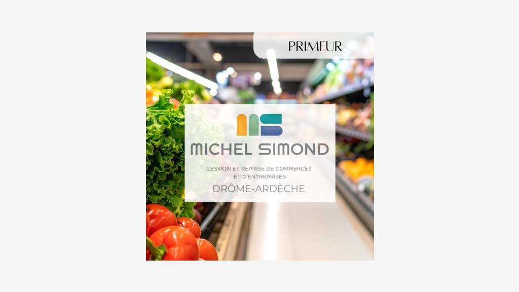 Vente FDC primeur épicerie fine centre ville Drôme