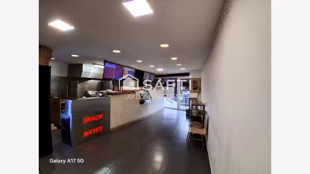 Vente snack pizzeria rentable 110m² à Dunkerque