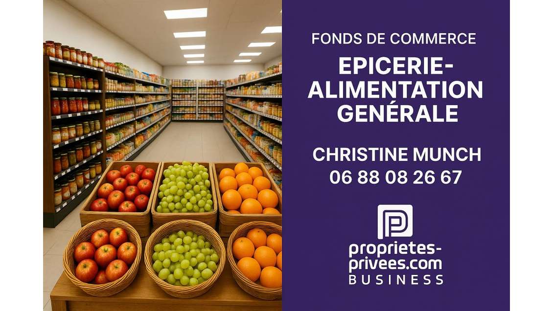 AV FDC épicerie alimentation générale Eragny (95)