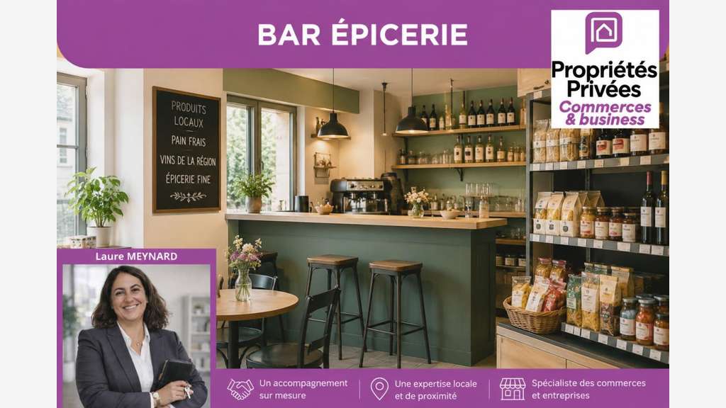 Vente FDC bar épicerie village des Côtes d'Armor