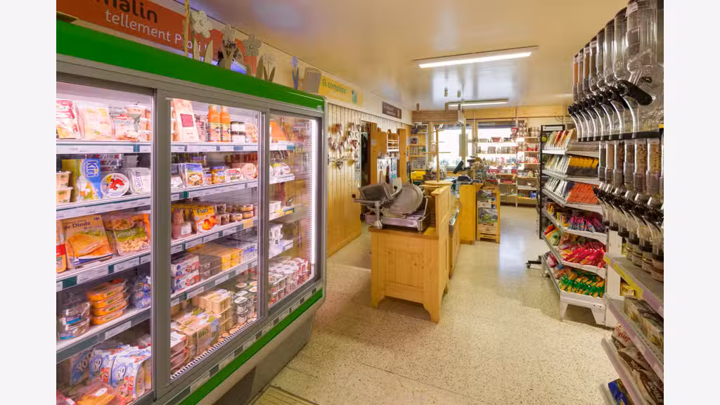 Vente magasin de proximité Les Moussières