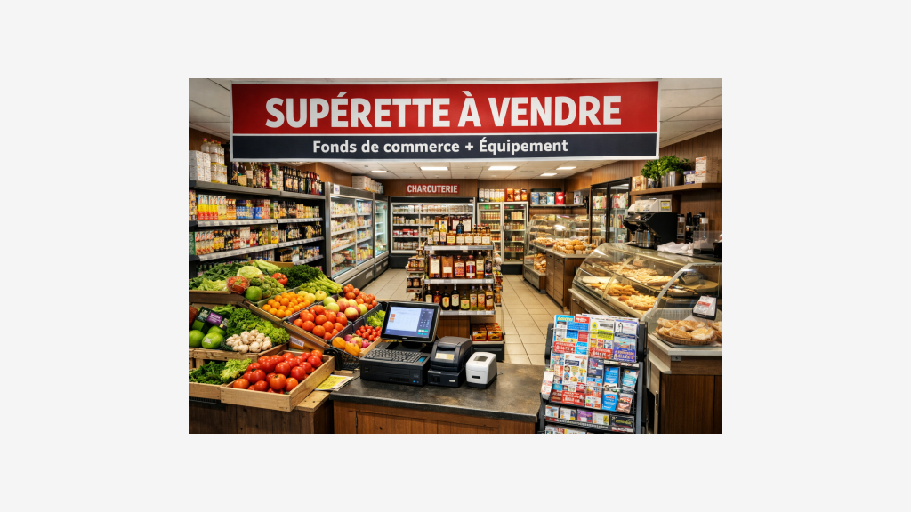 Vente supérette de centre ville dans la Manche