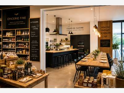 Cède épicerie fine & atelier cuisine dept Marne