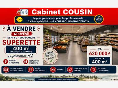 Vente FDC alimentation générale en Sud Manche