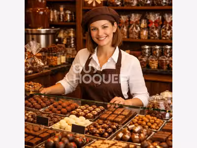 Vente magasin de chocolats sous enseigne dept 02