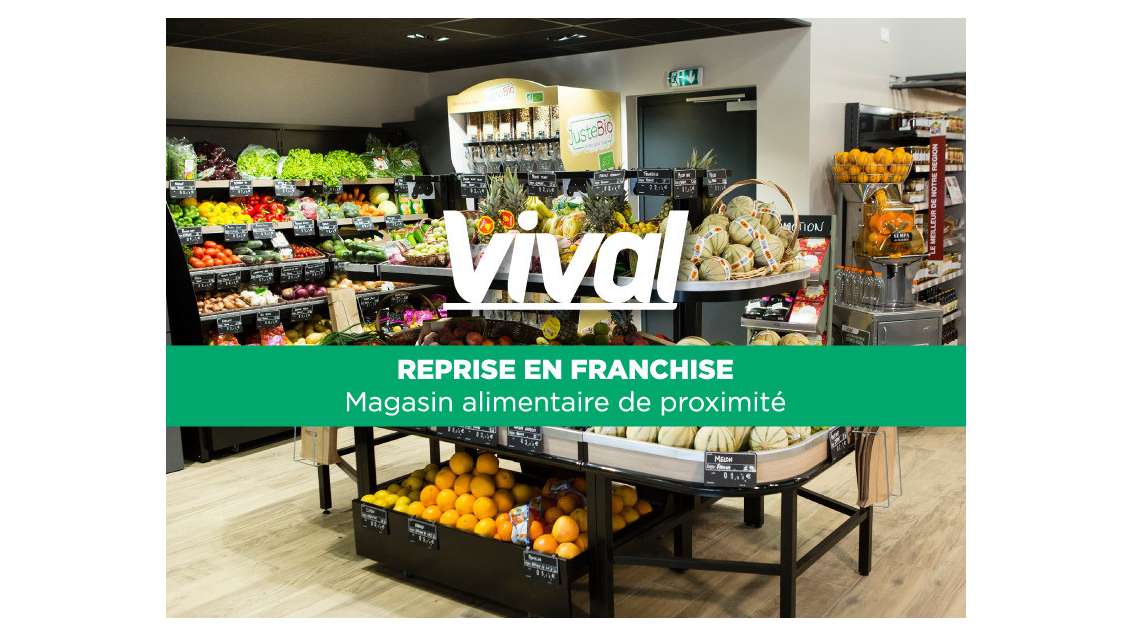 Reprise commerce alimentaire Vival dans la plaine