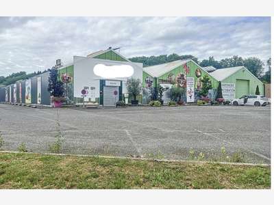 Fonds + murs jardinerie sous enseigne à Dampierre