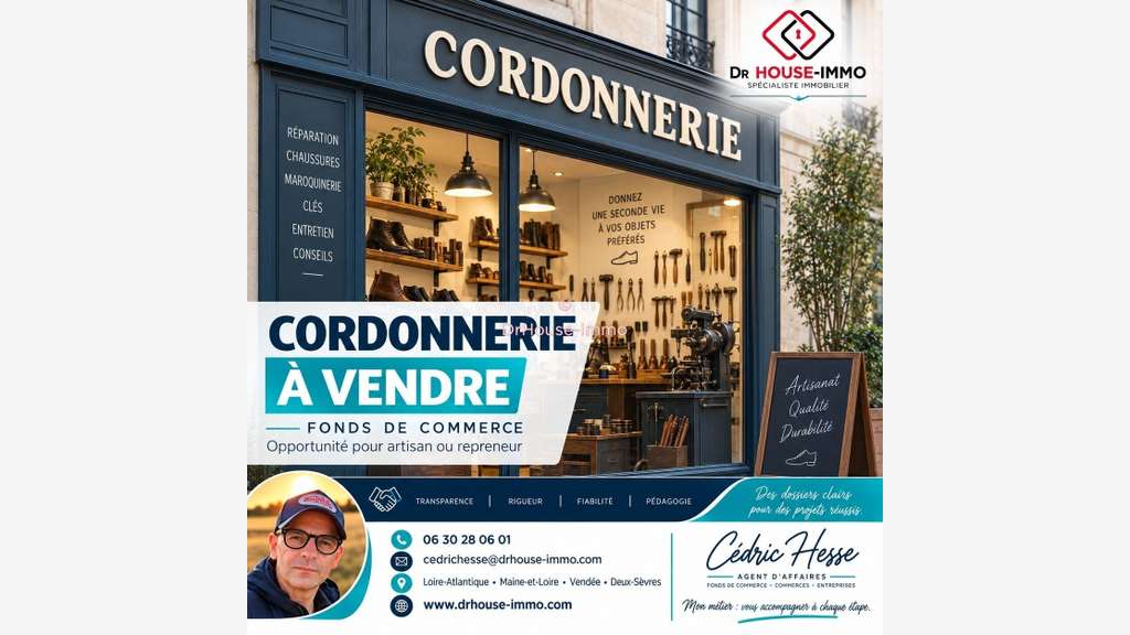 A vendre cordonnerie en centre commercial dept 44