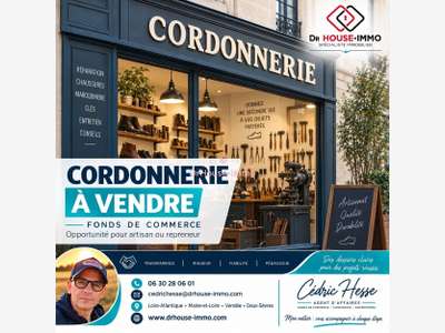 A vendre cordonnerie en centre commercial dept 44