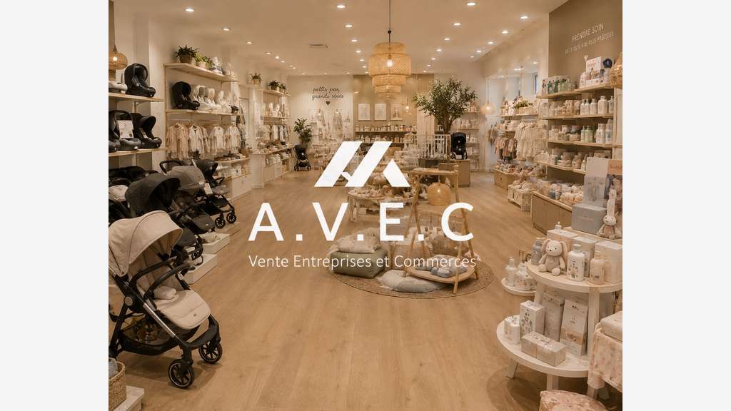 Vente magasin puériculture sous enseigne Ardèche