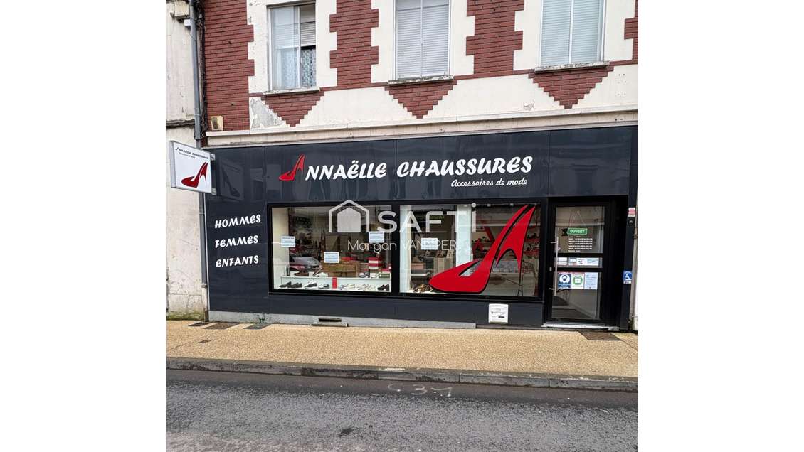 AV FDC chaussures 140m² empl stratégique Bruay