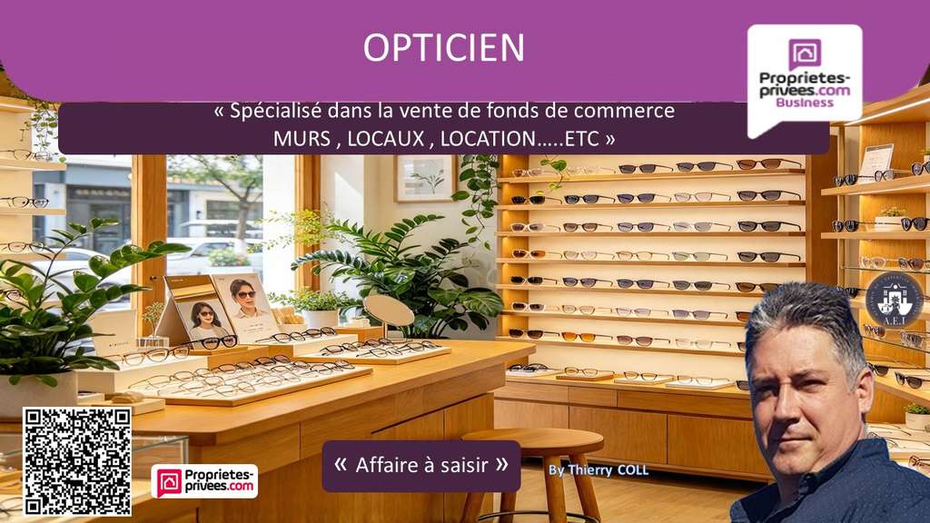 LYON 69007 - MAGASIN D'OPTIQUE - EXCELLENTE