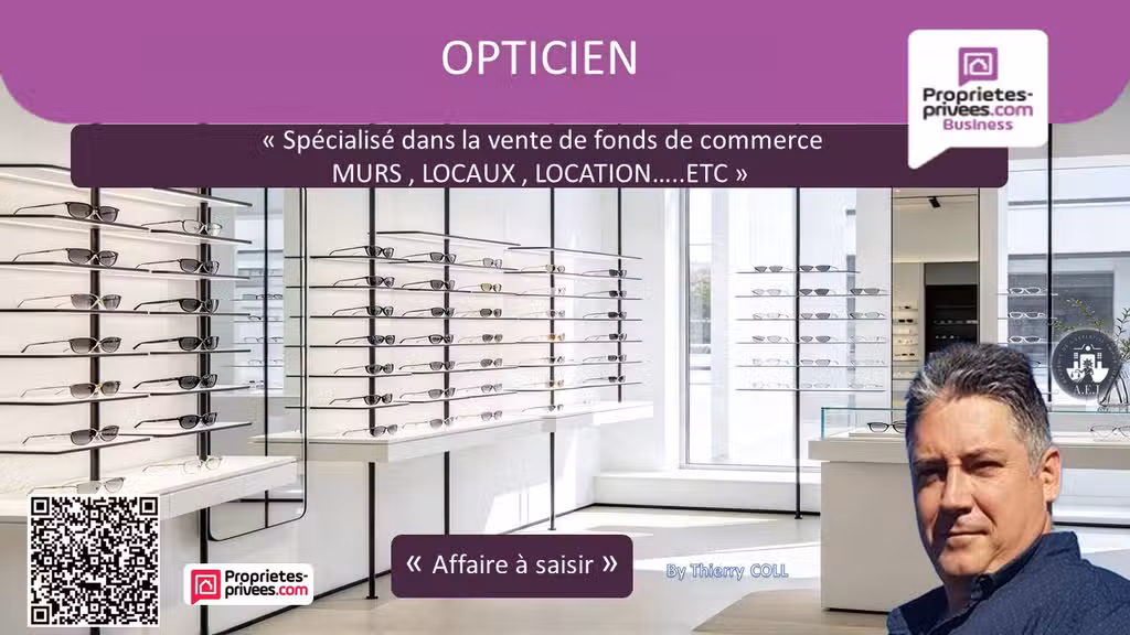 LYON 69007 - MAGASIN D'OPTIQUE - EXCELLENTE