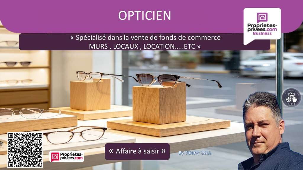 LYON 69007 - MAGASIN D'OPTIQUE - EXCELLENTE