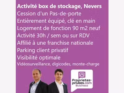 Vente FDC location box de stockage à Nevers