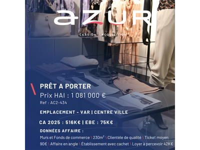 Vente Habillement - Textile à Toulon