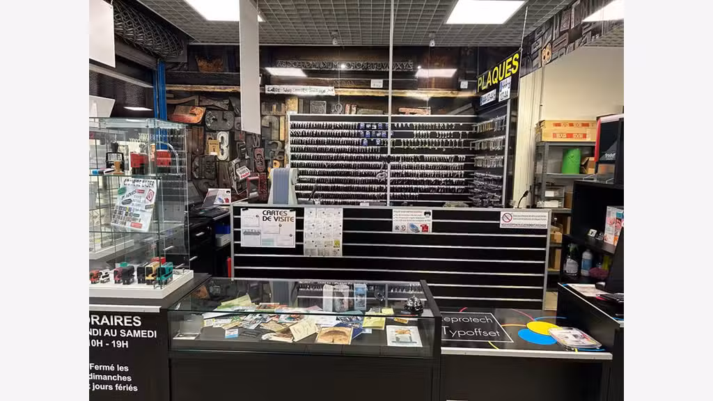 Vente imprimerie gravure clés tampons à Limoges
