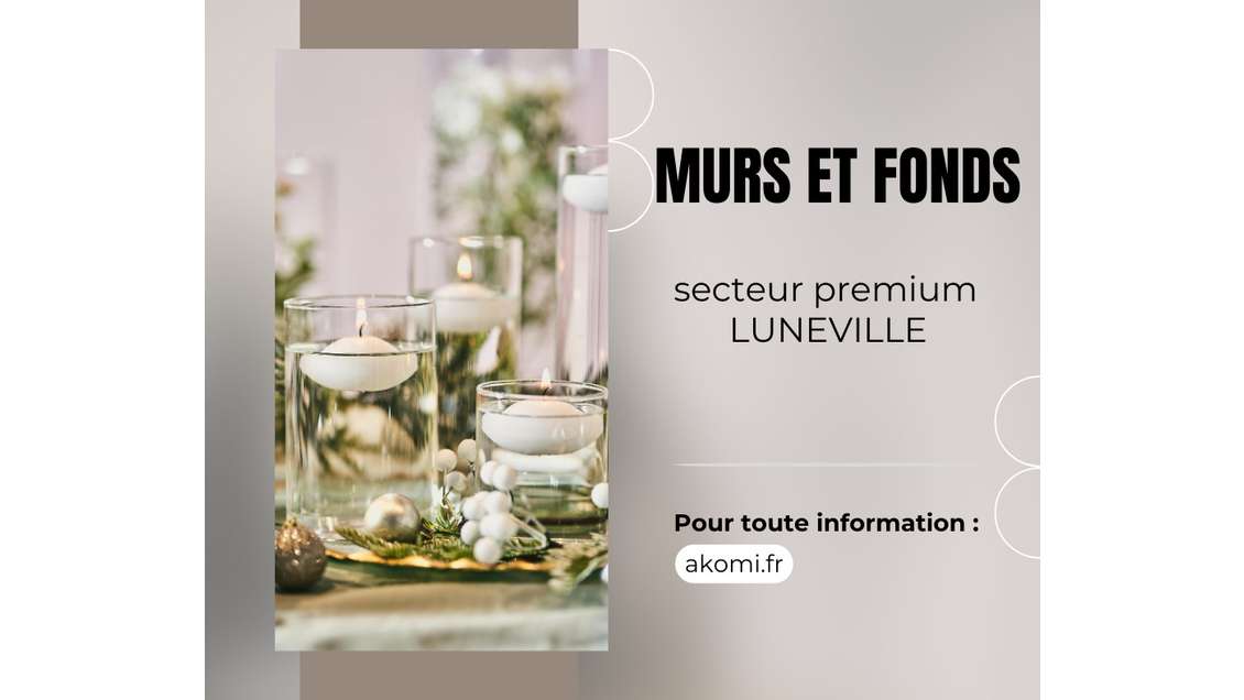 Fonds de commerce – proche gare –  Lunéville