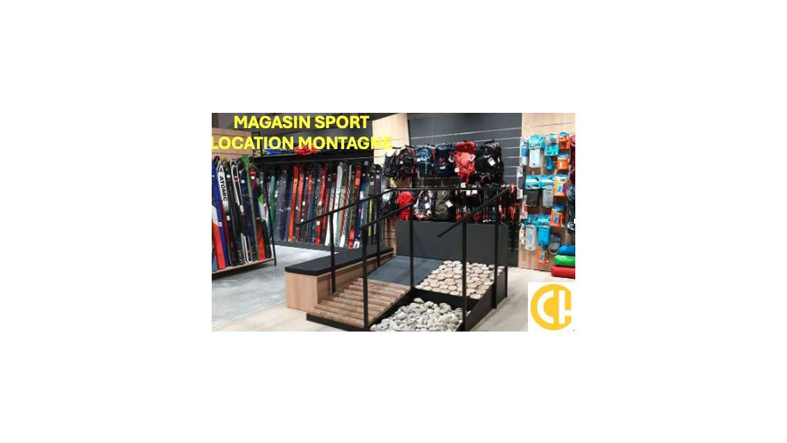 Vente magasin de location de ski à Aigueblanche