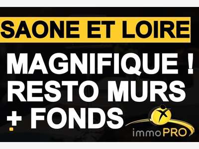 Vend murs et fonds bar restaurant 450m² à Macon
