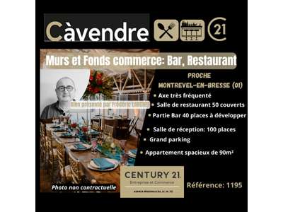 Vente Restaurant à Montrevel-en-Bresse