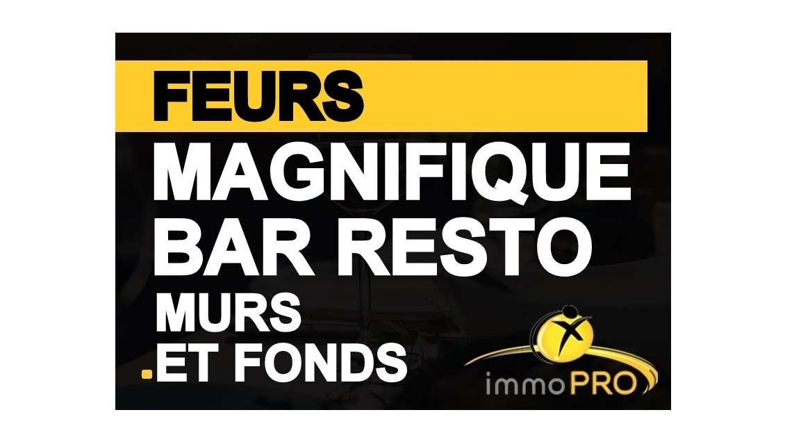 Vend très beaux bar restaurant à Feurs centre