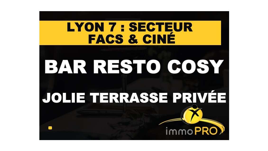 Vend affaire de bar restaurant à Lyon 69007