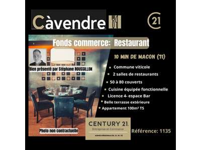 Vente Restaurant à Mâcon