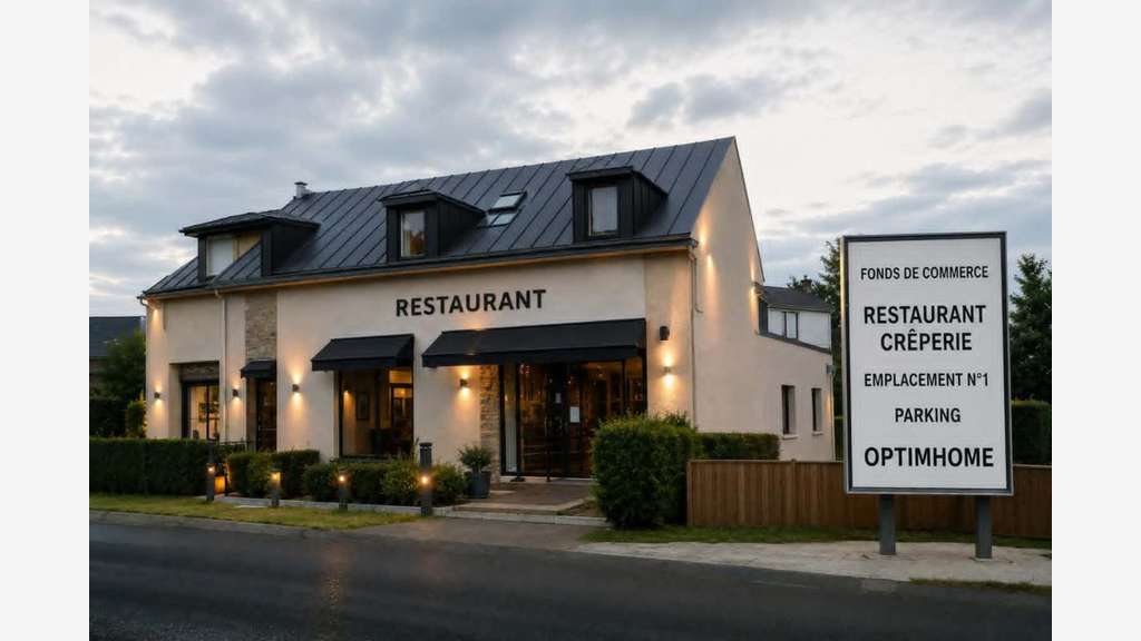 À vendre FDC restaurant empl N°1 pruche de Redon