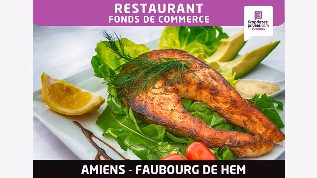 Vente restaurant logement à Amiens faubourg de Hem