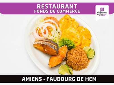 Vente restaurant logement à Amiens faubourg de Hem