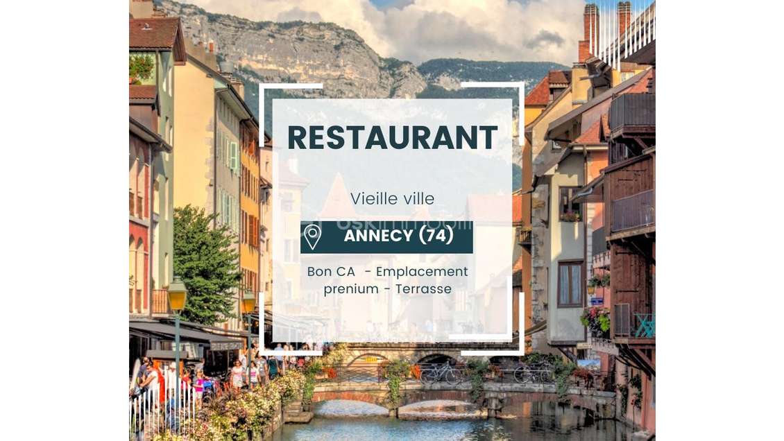 Vente FDC restauration emplacement premium Annecy
