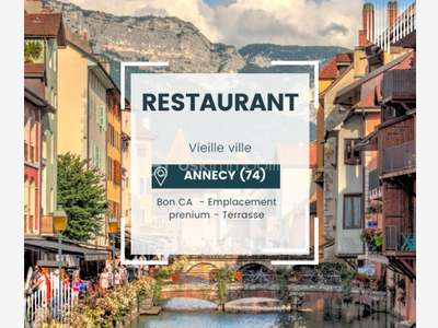 Vente FDC restauration emplacement premium Annecy