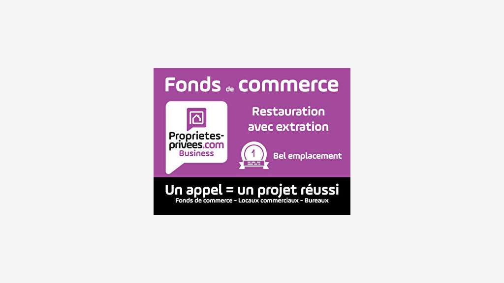 Vente restaurant 144m² bel emplacement à Bayeux 