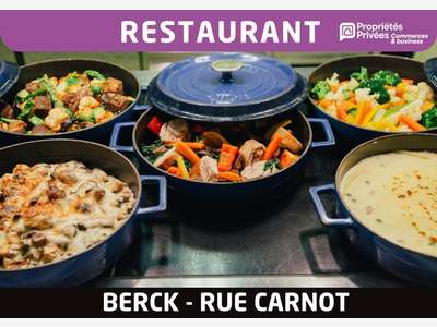 Cède restaurant 45 couverts 110m² à Berck-sur-Mer