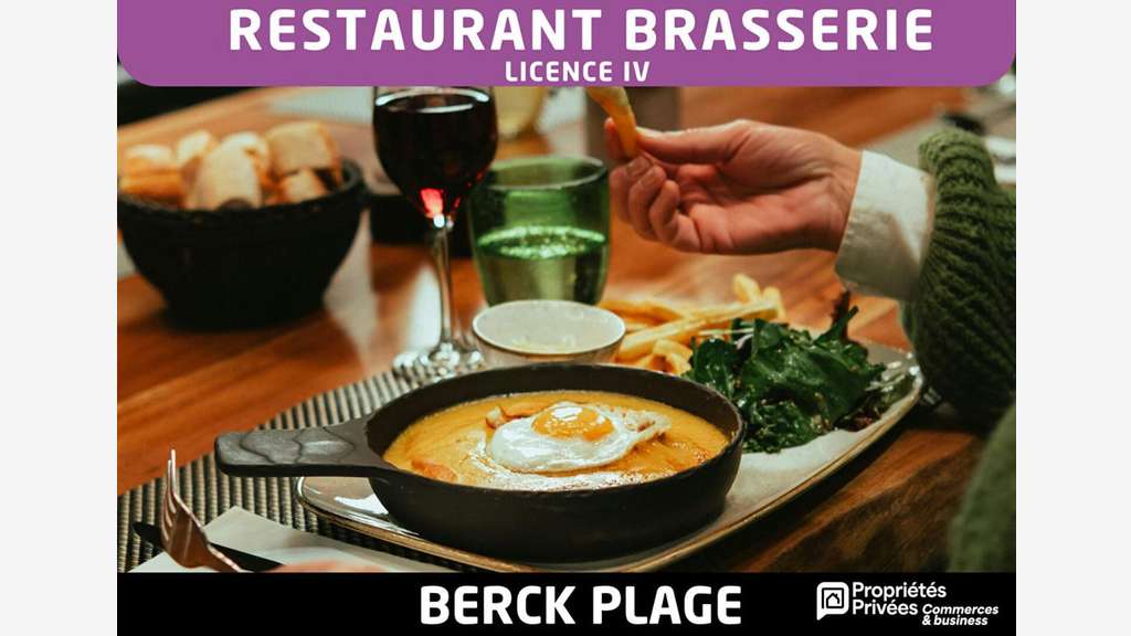 Vente bar restaurant brasserie à Berck plage