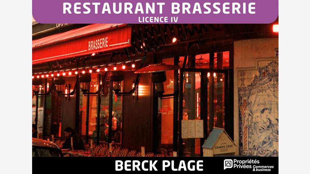 Vente bar restaurant brasserie à Berck plage
