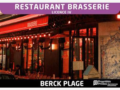 Vente bar restaurant brasserie à Berck plage