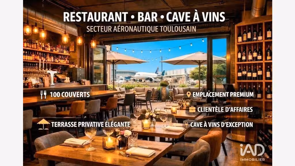 Vente restaurant dans pôle économique à Blagnac