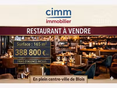 Restaurant à vendre cœur historique de Blois