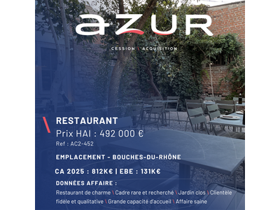 Vente Restaurant à Salon-de-Provence