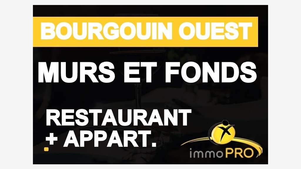 Vente murs et fonds restaurant à Bourgoin Jallieu