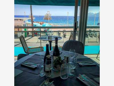 Vente restaurant lic IV terrasse à Cannes vue mer