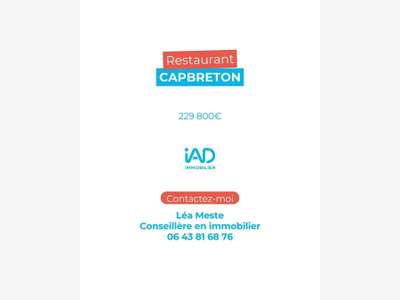 Vente restaurant emplacement stratégique Capbreton