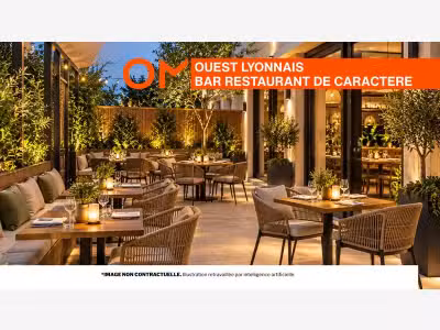 À CÉDER - BAR-RESTAURANT DE CARACTÈRE - OUEST LYON