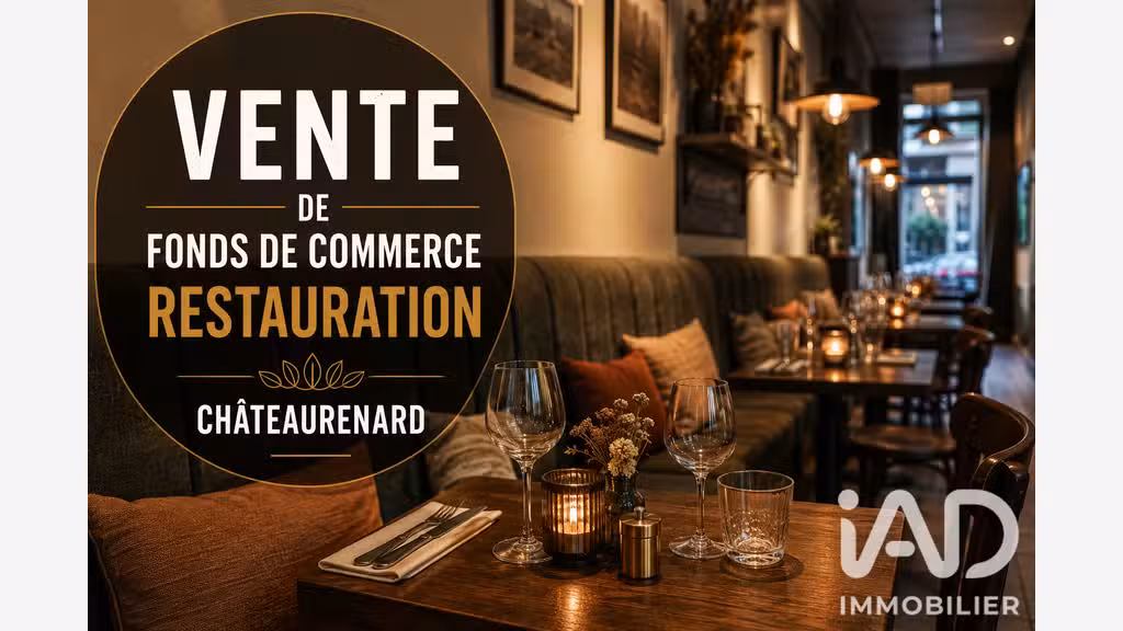 Vente restaurant traiteur en zc à Châteaurenard