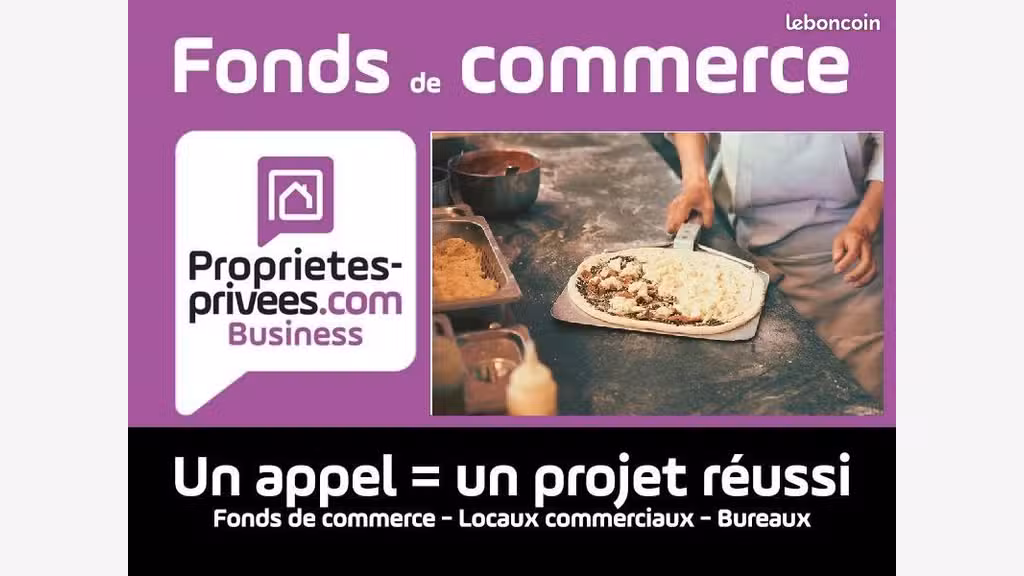 Vente restau rapide pizzeria empl premium Dreux