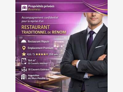 Vente restaurant sur emplacement N°1 à Grenoble 